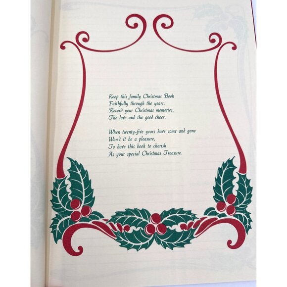 The Family Christmas Book Vintage 1982 Keepsake Album Nancy Taylor Collection NE - Picture 5 of 8